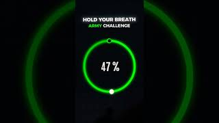 Army Challenge😎 armychallenge inhale holdyourbreath youtube [upl. by Kaete]