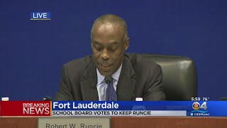 Broward School Board Votes Not To Fire Robert Runcie [upl. by Cromwell]