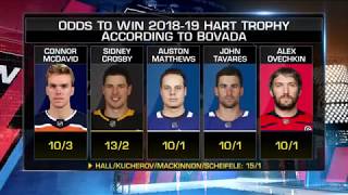 NHL Tonight Hart Trophy odds Analyzing Hart Memorial Trophy preseason favorites Aug 27 2018 [upl. by Talbot]