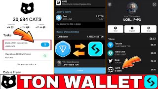 Cats Wallet Connect 👛  How To WITHDRAWAL Cats 🐈‍⬛ COIN  Cats COIN PRICE PREDICTION  Cats Airdrop [upl. by Roma]