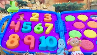 COUNTING and NUMBERS with IN THE NIGHT GARDEN Teletubbies and Miffy the Bunny Toys [upl. by Assila453]