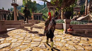 Walking Tour in Argos  Ancient Greece  Assassins Creed Odyssey [upl. by Willey]