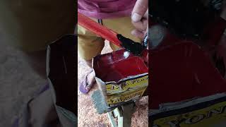 Mixing of sanding sealer with tinting color woodworking mixing sandingsealer GlaidelQuinAdam [upl. by Denna]