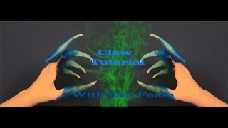 Claw Tutorial with Eva Foam  How to DIY [upl. by Sacci]