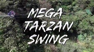 Extreme Swing in Monteverde Costa Rica 2021 [upl. by Annoved]