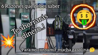 Razones por las que tu moto consume mucha gasolina [upl. by Elamrej242]