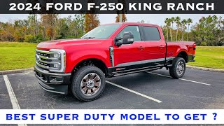 2024 Ford F250 King Ranch 4x4 Diesel  Whats New For 2024  Full POV Review and Test Drive [upl. by Annoj]