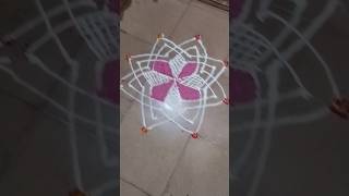 Terebin na gujara e Easy rangoli design ytshorts viralshortsanjalizone [upl. by Annaed]