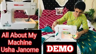 My Electric Sewing Machine Review  How To Use Electric Sewing Machine  Usha Janome Sewing Machine [upl. by Netsreik]