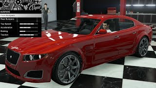 GTA 5  OG Vehicle Customization  Lampadati Felon Jaguar XF  Maserati Quattroporte [upl. by Beuthel]