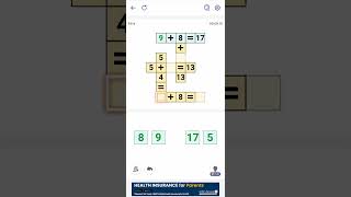 Crossmath  Math Puzzle Games  Easy mode googleplaygamer gpgyt crossmath [upl. by Sac]