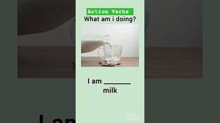 What am I doing Action verbs  learnenglish dailyenglish vocabulary learn vocabulary quiz [upl. by Odnolor]