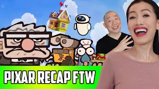 The Ultimate Pixar Recap Cartoon Reaction  Cas Van De Pol With Up Ratatouille Walle [upl. by Follmer]