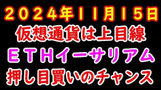 仮想通貨は上目線 ２０２４年１１月１５日 [upl. by Irroc]