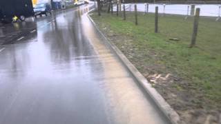 Wateroverlast op parcours BK Veldrijden [upl. by Reiniar]