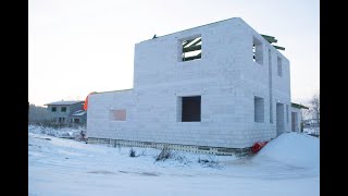 Kotedžų statyba iš dujų silikatinių blokų Laida quotStatybų gidasquot [upl. by Odlabso214]