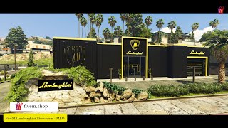 FiveM Lamborghini Showroom MLO  FiveM Car Showroom fivem dealership [upl. by Lihkin242]