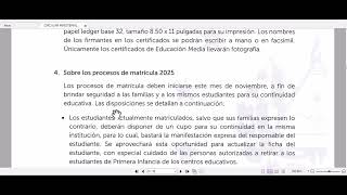 CIRCULAR MINISTERIAL No 9 año 2024 [upl. by Ming]