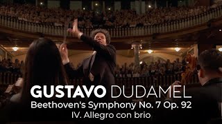 Gustavo Dudamel  Beethoven Symphony No 7  Mvmt 4 Orquesta Sinfónica Simón Bolívar [upl. by Pernick714]