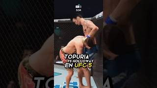 TOPURIA vs HOLLOWAY en UFC 5 👊💥 topuria ufc holloway ufc5 gaming [upl. by Nivlen]