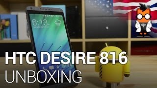 HTC Desire 816 Unboxing and First Look [upl. by Hcaz]