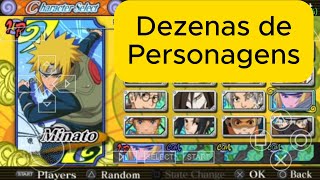 Naruto Shippuden Ultimate Ninja Heroes 3 todos os personagens liberados  gameplay [upl. by Eng]