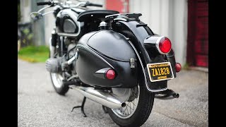 1964 BMW R502 riding demonstration in Charleston  SC [upl. by Thgiwd630]