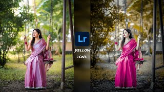 Lightroom yellow colour tone photo editing  Lightroom photo editing  lr photo editing tamil [upl. by Charlene448]