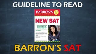 How to Read BARRONS SAT for Competitive Exams [upl. by Semajwerdna873]