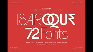 Baroque Grotesk v2 Font Download [upl. by Nilpik]