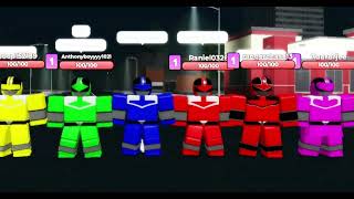 Timeranger Henshin and Roll Call in Roblox [upl. by Ogawa]