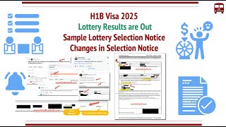 H1B Visa 2025 Lottery Results are Released Selection Notice Sample How to Check Results Timeline [upl. by Drauode]