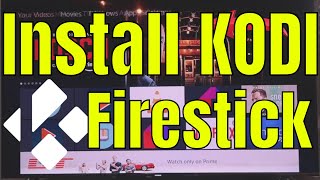 How To Install Kodi on Firestick TV September 2018 [upl. by Anaimad]