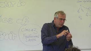 Systems biology course 2018 Uri Alon  Lecture 3 Part a  Feed Forward Loops [upl. by Bromleigh]