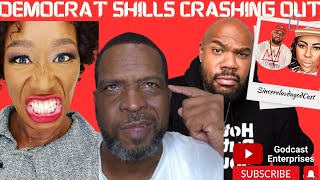 Democrat Shills Crash Out For Kamala [upl. by Nnylorac]