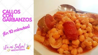 Callos con Garbanzos ¡En 10 minutos [upl. by Valina493]