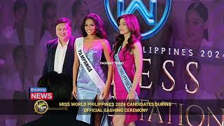 MISS WORLD PHILIPPINES 2024 SASHING CEREMONY [upl. by Airdnaid]