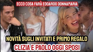 Clizia Incorvaia e Paolo Ciavarro Oggi sposi Forte Dei Marmi invitati e primi regali [upl. by Duwalt]