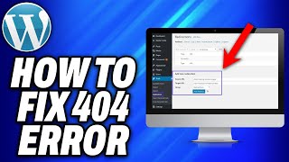 How To Fix 404 Error in WordPress Website 2024  Easy Fix [upl. by Ledoux]