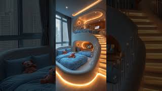 Bedroom Design  Smart Lighting ❣️ shorts youtubeshorts shortfeed bedroomdesign interiordesign [upl. by Mcgurn]