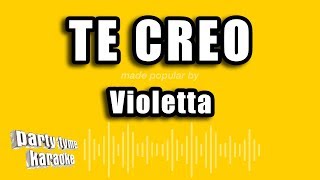 Violetta  Te Creo Versión Karaoke [upl. by Rundgren585]