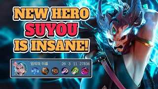 Wow The New Hero Suyou Is Extremely Strong  Mobile Legends [upl. by Hildebrandt]