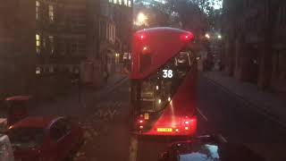 Full Route Visual  London Bus 38 Clapton Pond  Victoria  LT206 LTZ1206 [upl. by Brine32]