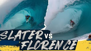 Was This The Greatest Heat Ever Kelly Slater vs John John Florence  2014 Tahiti Pro [upl. by Rehpinnej672]