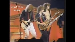 April Wine  Roller  1982  Live Video Cedar Rapids Iowa [upl. by Novrej]