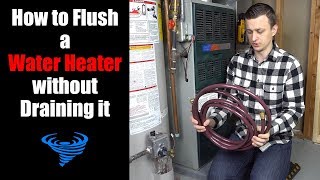 How to Flush a Water Heater Without Draining It [upl. by Ahtibbat]