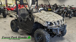 SOLD 5395 2005 Yamaha Rhino 660 4x4 Camo with Snowplow amp Winch [upl. by Leonanie690]