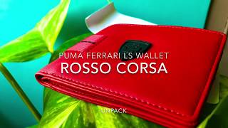 Puma Ferrari LS Wallet Rosso Corsa Red [upl. by Nolram]