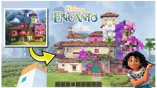 Minecraft Tutorial Disney Encanto 🏰 Basic Exterior ONLY [upl. by Gnilrad]