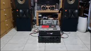 SONY CD SONY AMP JBL 4425 TWEETER MIDRANGE O DB [upl. by Levram877]